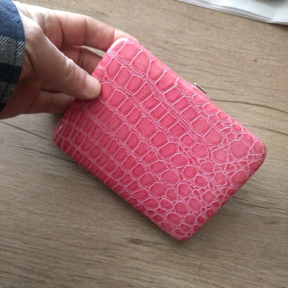 Pink Card wallet - Picture 1 of 3